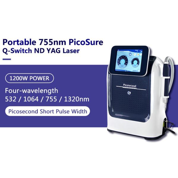 Portable Q Switch Nd Yag Picosecond Laser Beauty Acne Treatment machine