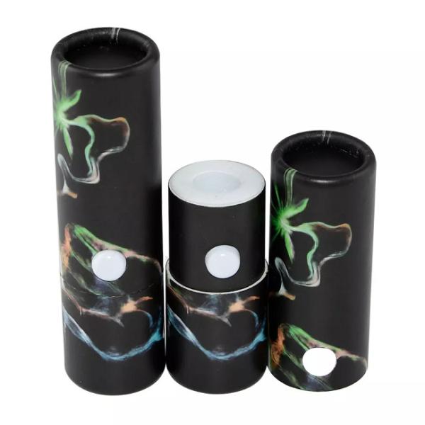 Quality Printing Cardboard Vape Tubes with Child Proof Lock Child Resistant Packaging Container for sale