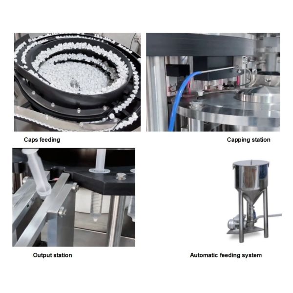 Highly Capacity Prefilled Syringe Project Line Plugging Bottle And Capping High Quality Automatic Filling Machine