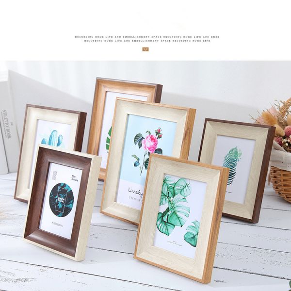 American Style Custom Photo Frame , 7 Color Wooden Wedding Picture Frames