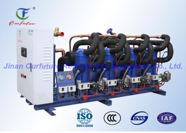 Quality Scroll Type Parallel Danfoss Condensing Unit For Convenience Store for sale