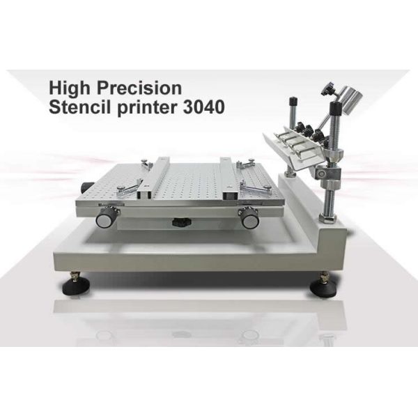 Solder paste stencil printer 3040 , SMT production line , printing table 300*400mm