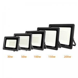 Wholesale 100w 150w 200w Outdoor LED Flood Lights High Lumens 90-100lm/W Waterproof Heat Sinking from china suppliers