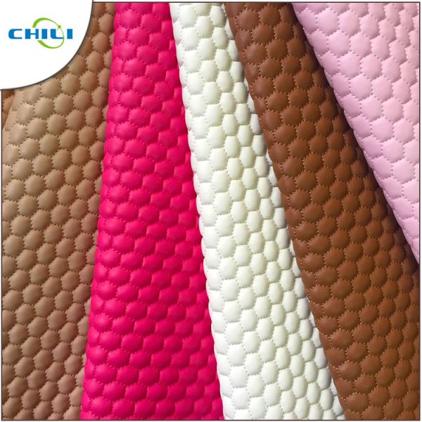 factory suppliers pu embroidered shoe leather