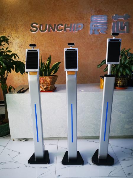 Android LCD Displayer Face Recognition Thermometer With Human Body Detection