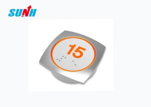 Wholesale SUNH Elevator Push Button PC / ABS Material With 4 Lines Connection Port from china suppliers