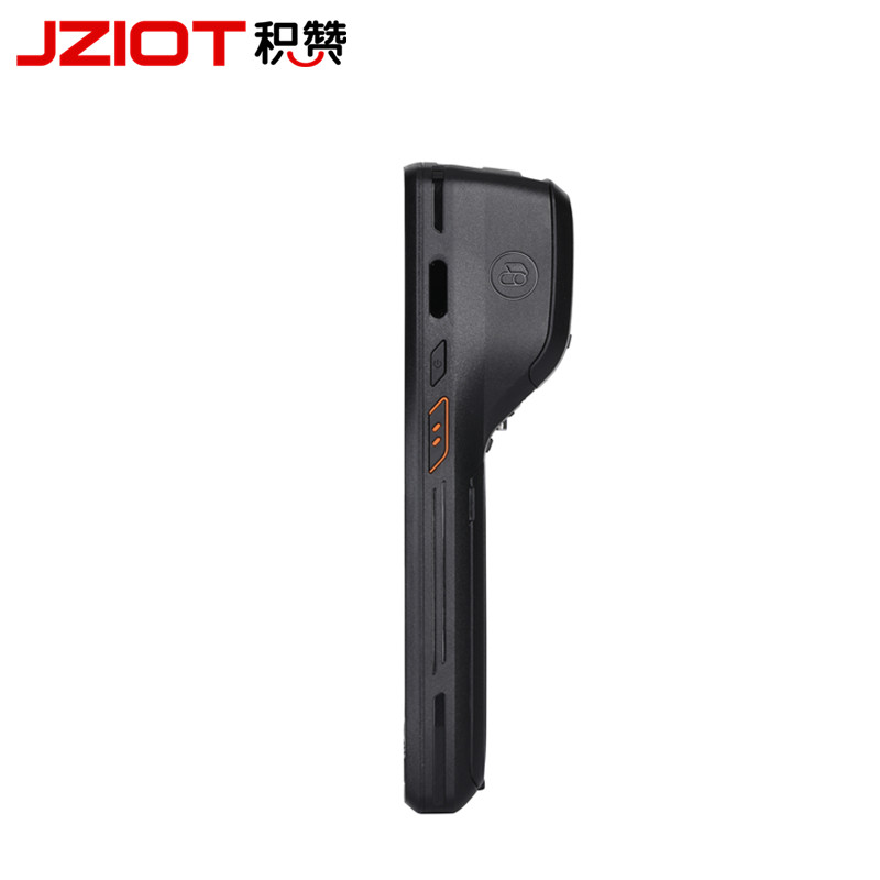 5.5 Inch Touch Screen Handheld 1D 2D bar Code Scanning NFC RFID Reader Android PDA Scanner With Built in Thermal Printer