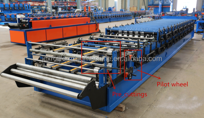 Double layer roll forming machine