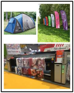 Wholesale Trade Show Display Digital Fabric Printing Machine Roll To Roll 360 - 1800dpi Resolution from china suppliers