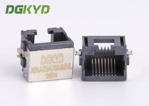 China Shield right angle extra low profile rj45 ethernet connector, 8p8c jack on sale