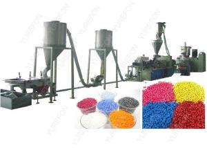 Wholesale SGS Plastic Recycling Granulator Machine , PVC Compounding Granule Plastic Pellet Extruder from china suppliers