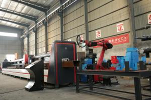 Wholesale High Efficiency CNC Plasma H Beam, Pipes, Steel Channel Cutting Robot Machine Line Model CPC1000 from china suppliers