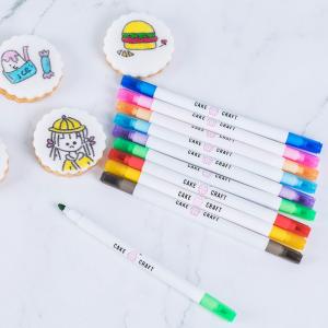 China Food Decorating Edible Marker Pen Thick And Fine Tip With Customized Logo on sale
