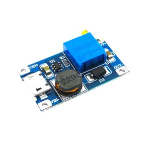 Wholesale Adjustable DC Boost Converter Module 28V 2A DC To DC Converter Step Up Voltage MT3608 from china suppliers