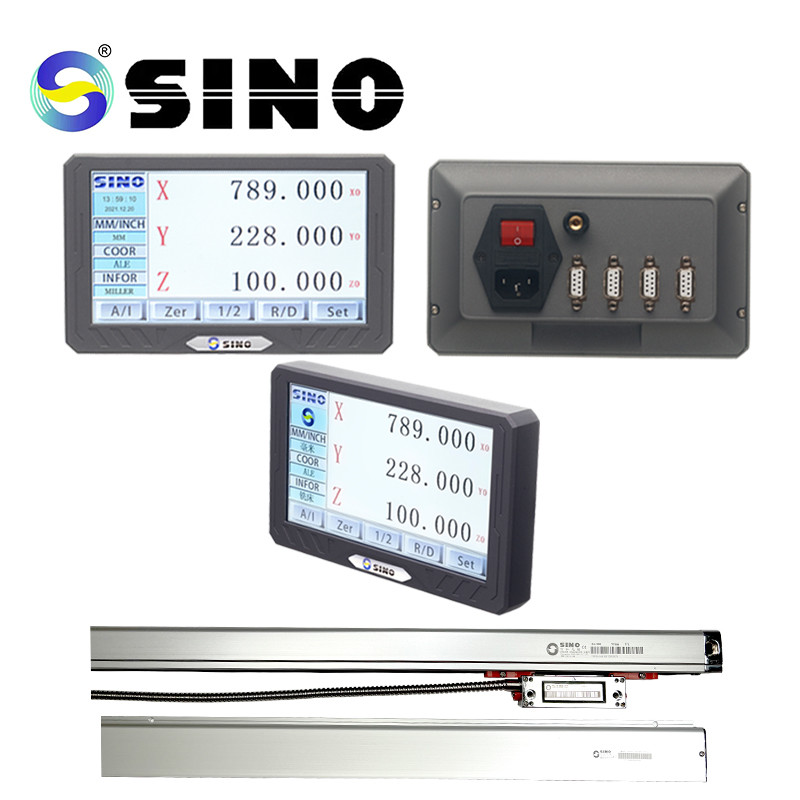 3 Axis Migital LCD Digital Readout Display SINO SDS200S Linear Optical Encoder