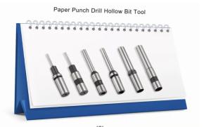China Hollow Paper Hole Drill Bit 9mm Diameter For Punching Machine OEM on sale