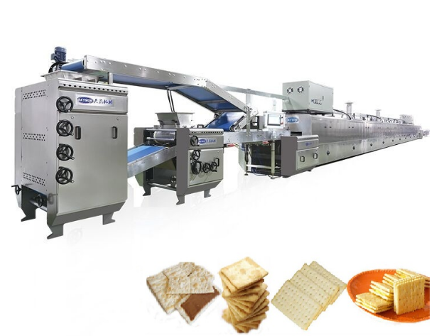 Small Model 400 MM Biscuit Making Machine Small Capacity Biscuit Production Line