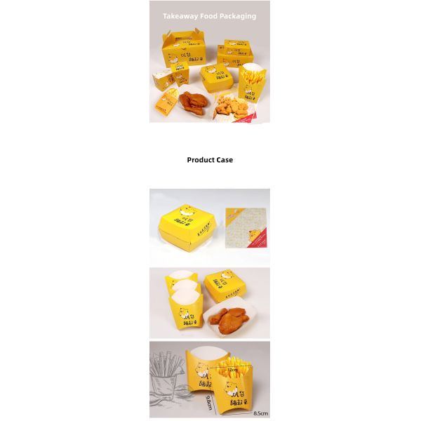 Bio Paper Carry Out Boxes Food Packaging Takeaway Kraft Food Containers