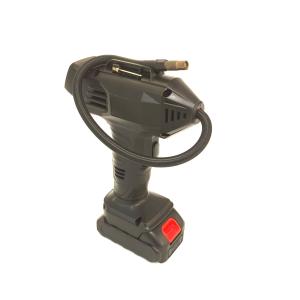 China Rechargeable Cordless Air Pump ABS Portable Car Tyre Inflator With Digital Gauge on sale