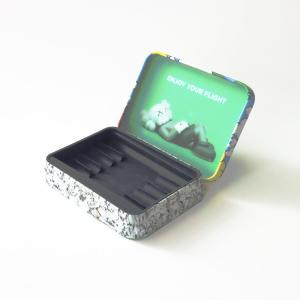 Wholesale Rectangular Child Resistant Tin Box With Matte Finish from china suppliers