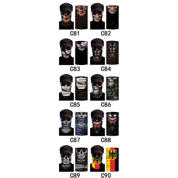 Printed Square Flag Custom Embroidered Bandanas