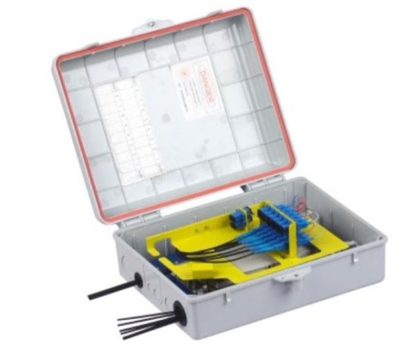 Quality 24 Core Waterproof Junction Box , Insert Type Splitter Outdoor Terminal Box for sale