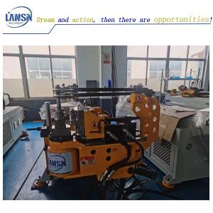 China Electrode Holder CNC Pipe Bending Machine 4kw Hydraulic For See Saws on sale