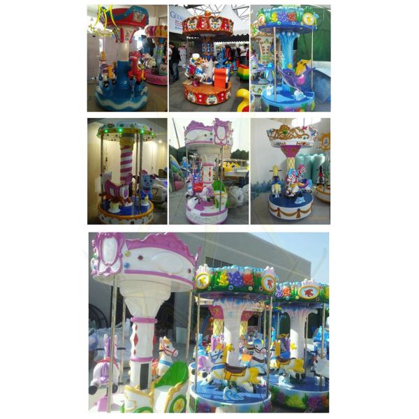 Hansel   Kids games Merry go round amusement fun park rides carousel horse for sale