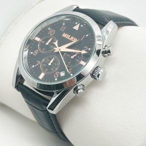 Wholesale OEM Round Leather Wrist Band Watch Gift Quartz Watch Customized from china suppliers