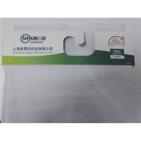 100% Polyester Needle Punched Nonwoven White Felt Fabric Garments Accessories