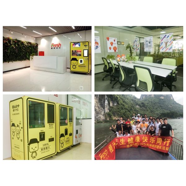 220V white color orange juice vending machine VA1 for shopping mall