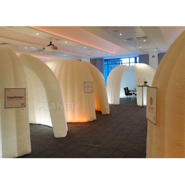 Meeting Advertising Inflatable Tent Programmed Change Intermittently Colors