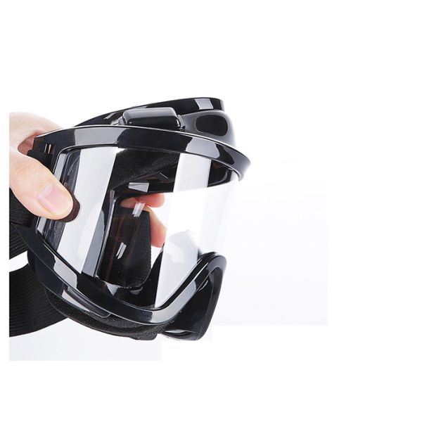 Anti-fog goggles transparent protective glasses eye shield virus protection dust-proof sand-proof anti-splash 4-hole