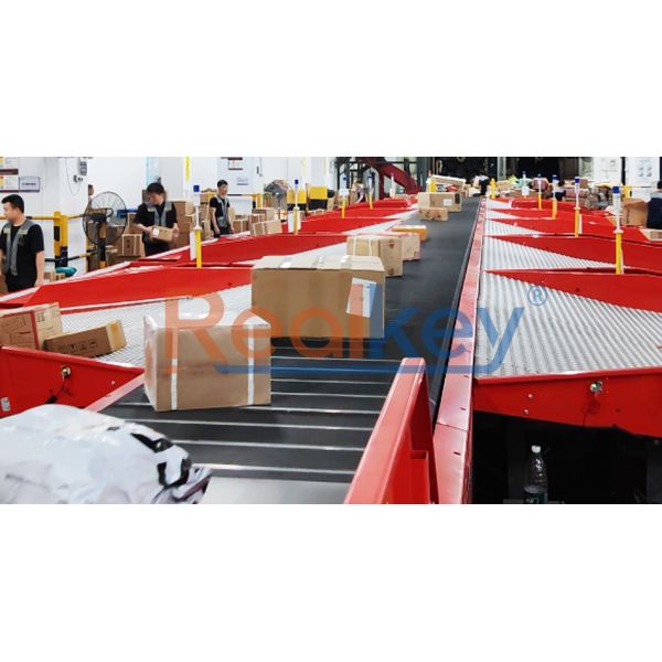High Efficiency Package Sorting Equipment With Narrow Belt Support For Various Item Sizes