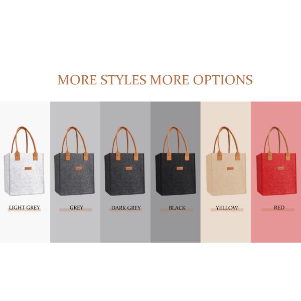 Thick Felt Storage Bag - Durable Eco-Friendly With A Smooth Texture Fashionable For Daily Commuting A New Favorite Portable Environmental protection