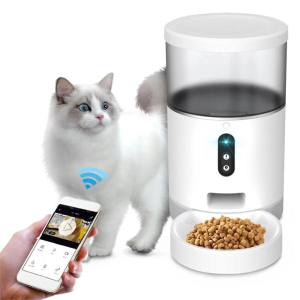 Quality 240V 4L Tuya Smart Pet Feeder Automatic Cat Feeder With Camera for sale