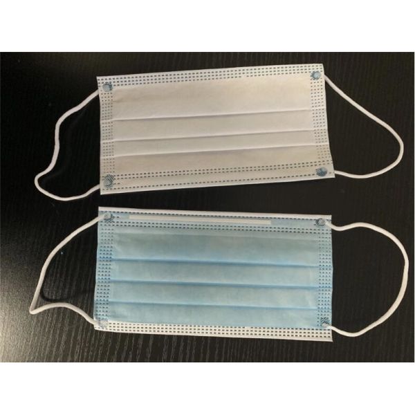 Three Ply Non Woven Surgical Disposable Earloop Face Mask