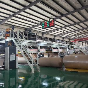 China High Speed Large Width Corrugated Cardboard Making Machine Corrugated Cardboard Line on sale