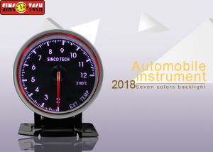 China Automotive External Temperature Gauge EGT Temp Gauge 12v 60mm Diameter on sale