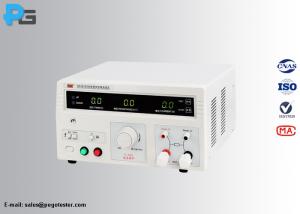 China Alarming Function Electrical Safety Test Equipment 5~32A 10~600mΩ Earth Resistance Tester on sale