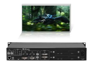 Wholesale 1HDMI 1 VGA 2 BNC Input 2 DVI Output LED Wall Processor With 1U Casing from china suppliers