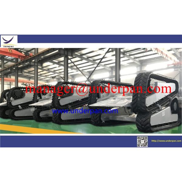 OEM&ODM Available crawler rubber track undercarriage system 1-10 tons for hydraulic spider lift spare parts