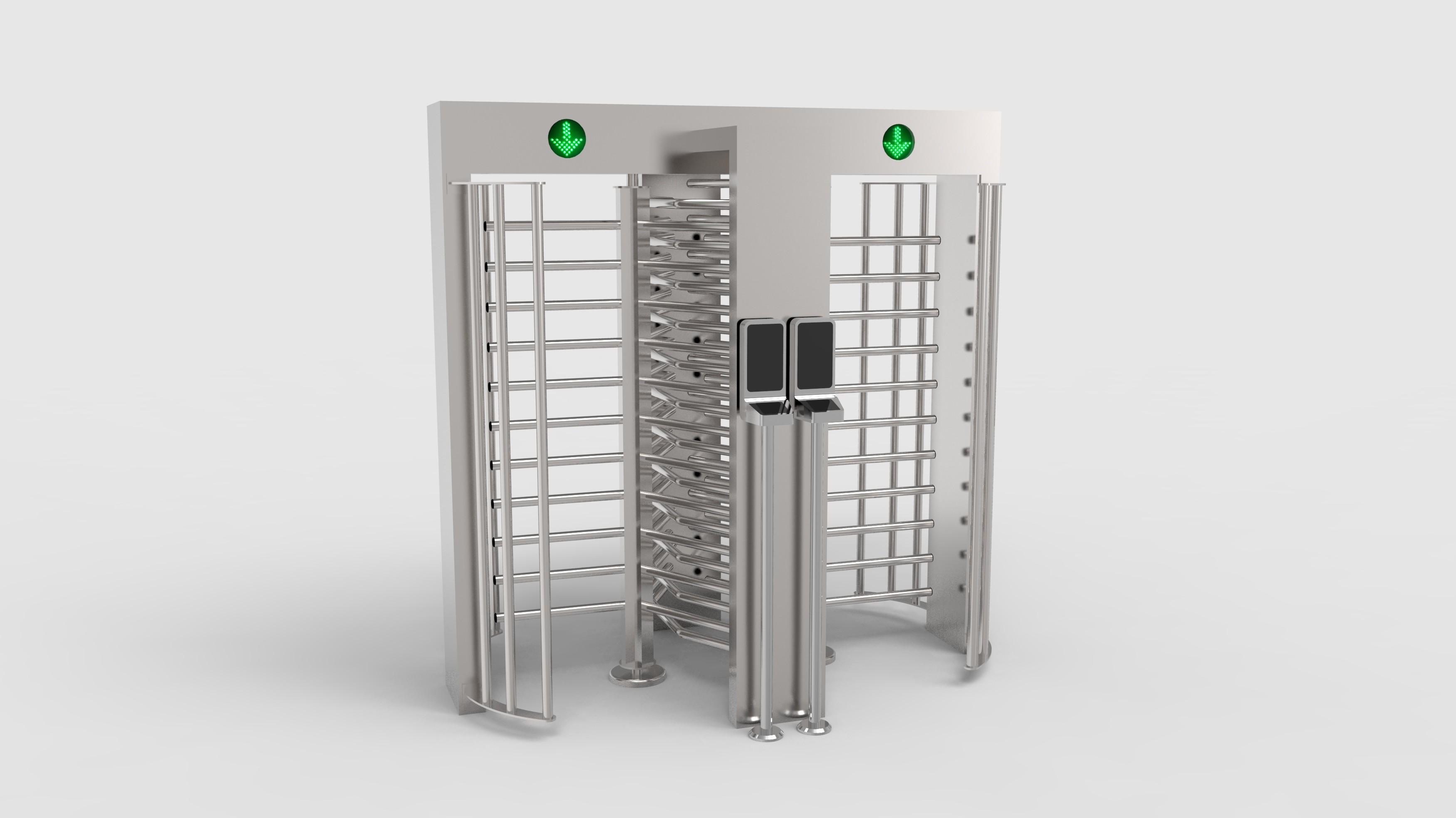 Wholesale Security Glass Security Turnstiles Bar Code Flexible Pedestrian Security Systems from china suppliers
