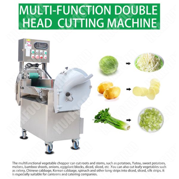 1000kg/H Multifunction Vegetable Cutting Machine