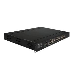 Wholesale 80Km Industrial Network Poe 24 Port Managed Switch Vlan SNMP Web Support from china suppliers