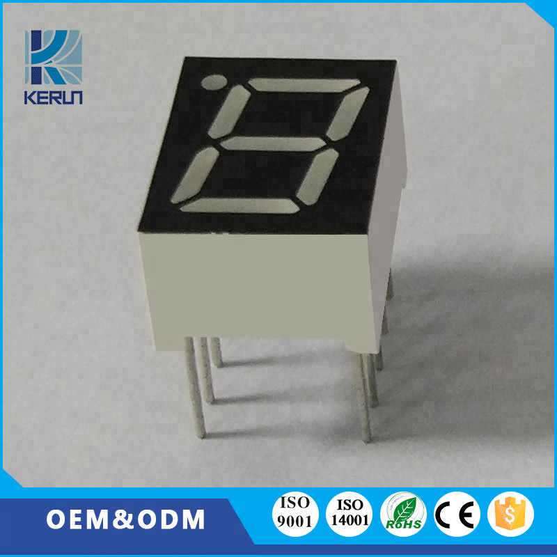 Common Cathode Single Digit 0.28" 7 Segment LED Digital Display ODM Support