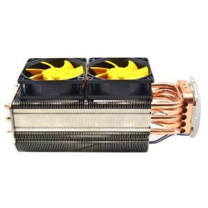 China Anti Corrosion Waterproof Heat Sink With Fan , ISO9001 Flexible Heat Pipe Cpu Cooler on sale