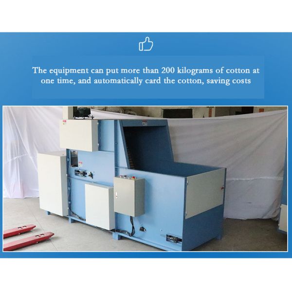 High Capacity Sheep Wool Carding Machine Automatic Fiber Carding Machine