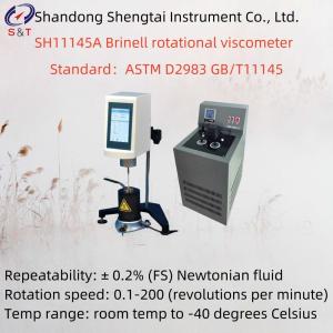 China Rotation Speed 0.1-200 Brinell Rotational Viscometer Viscosity Range 1-6 Million Mpa on sale