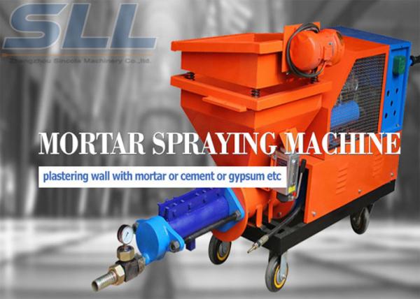 Quality Small agitator noise diesel transport engine plastering machine for sale